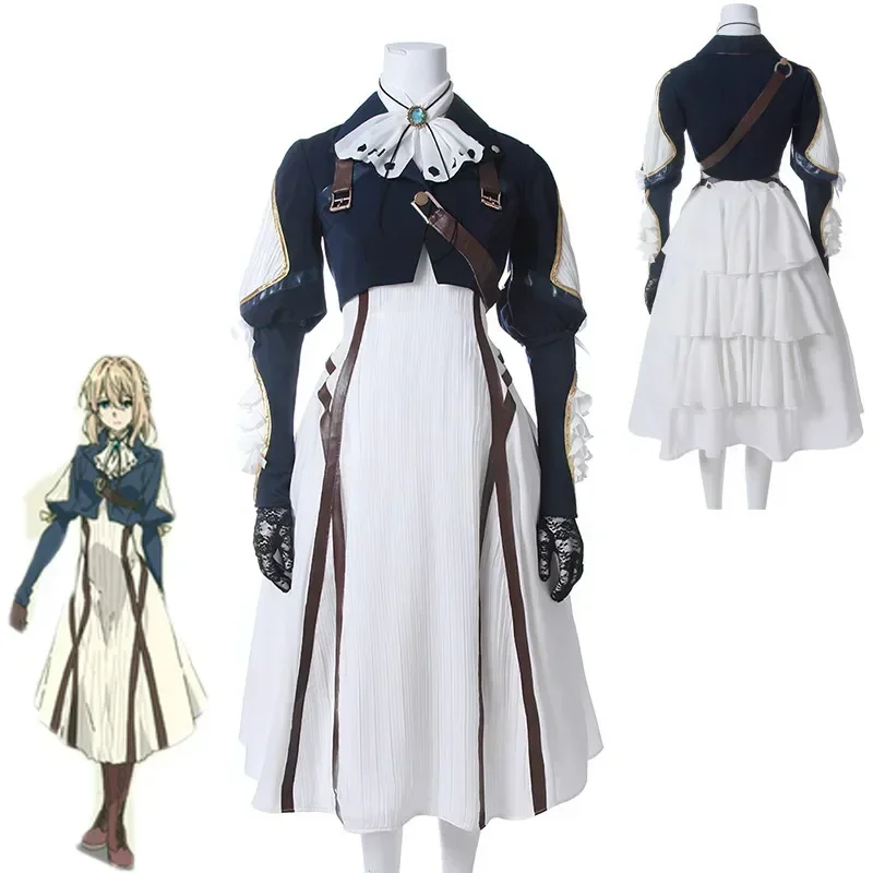 Violet Evergarden Dress - Disfraz de Cosplay de Violet Evergarden,