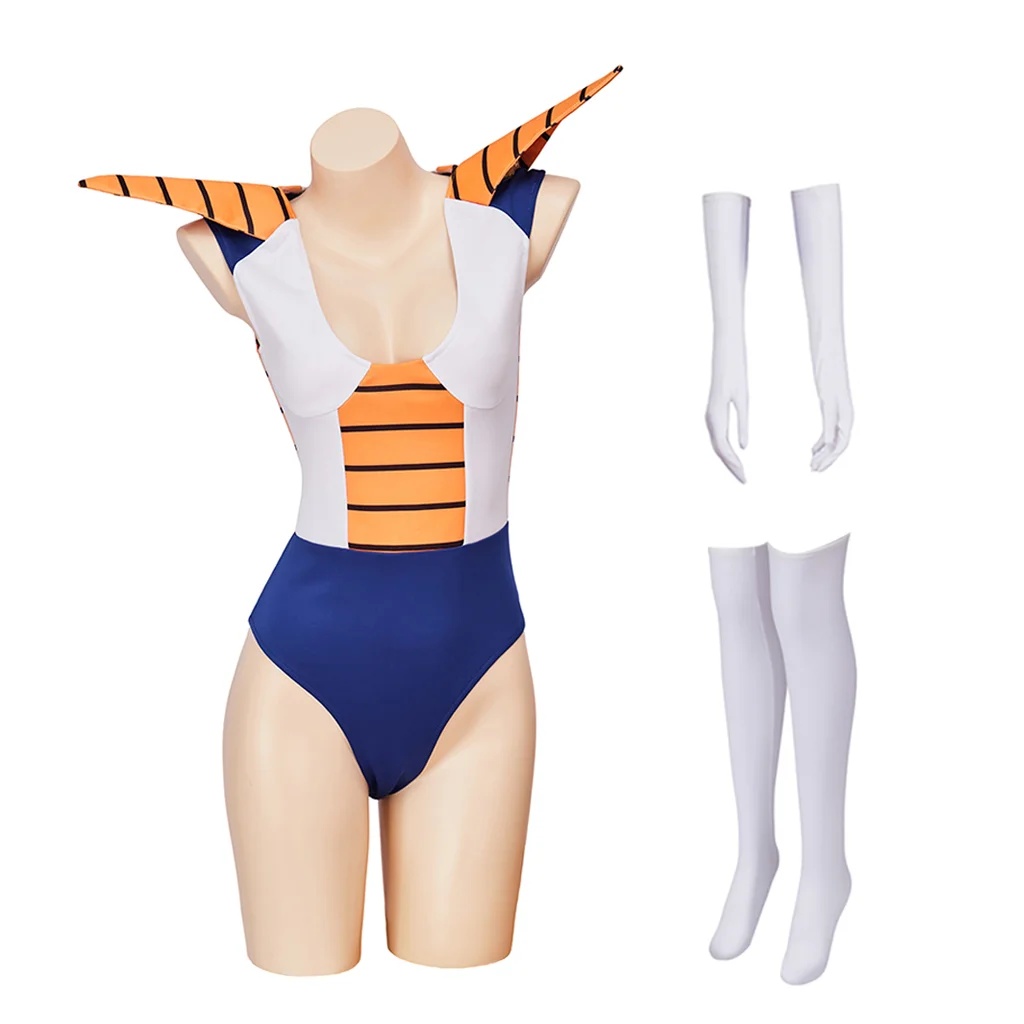 Dragon Ball Saiyan Armor - Disfraz de Vegeta Saiyan para mujer,