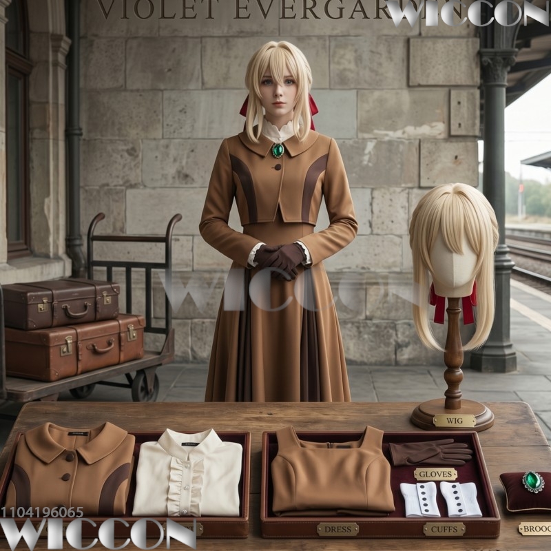 Violet Evergarden Dress - Disfraz de Cosplay de Violet Evergarden,