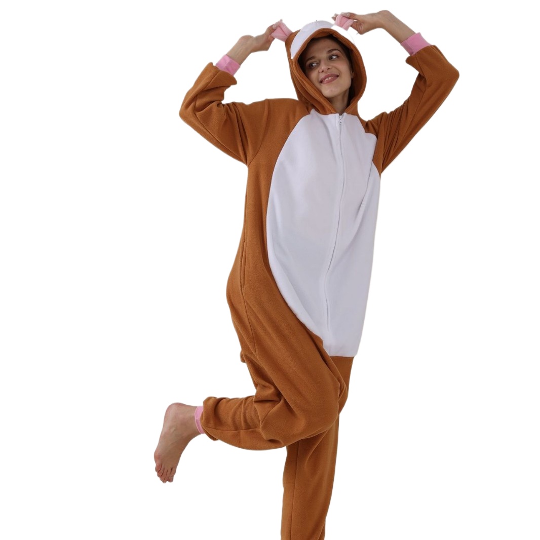 Anime Cosplay India - Pijamas Kigurumi de Conejillo de Indias