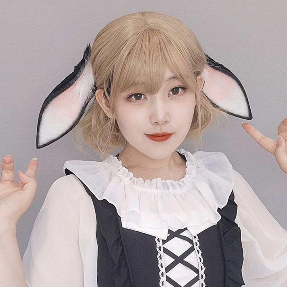 Anime Cosplay Girl Photo - Diadema de Orejas de Conejo de