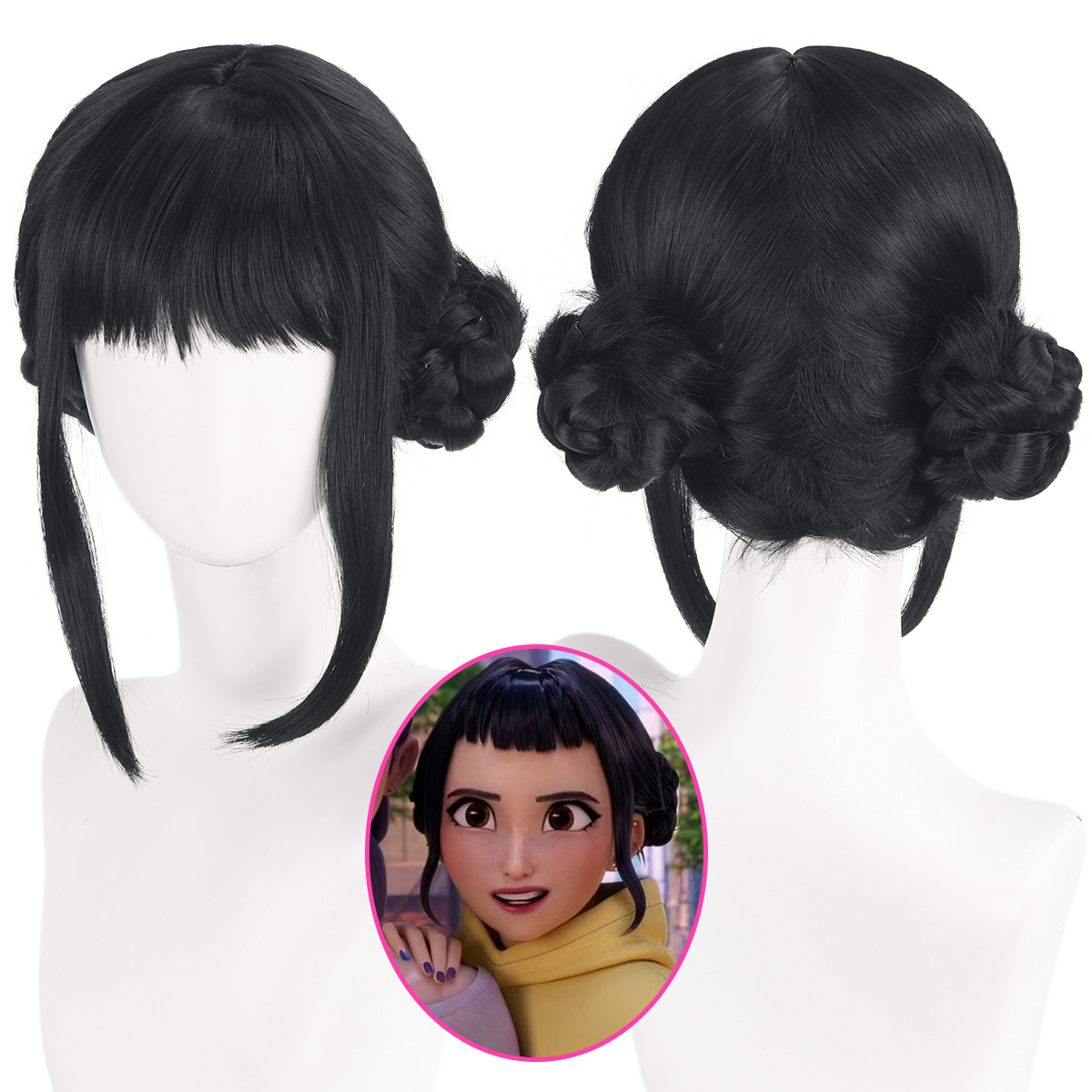 Anime Zoey Cosplay - Zoey-Peluca de Cosplay de 33cm para