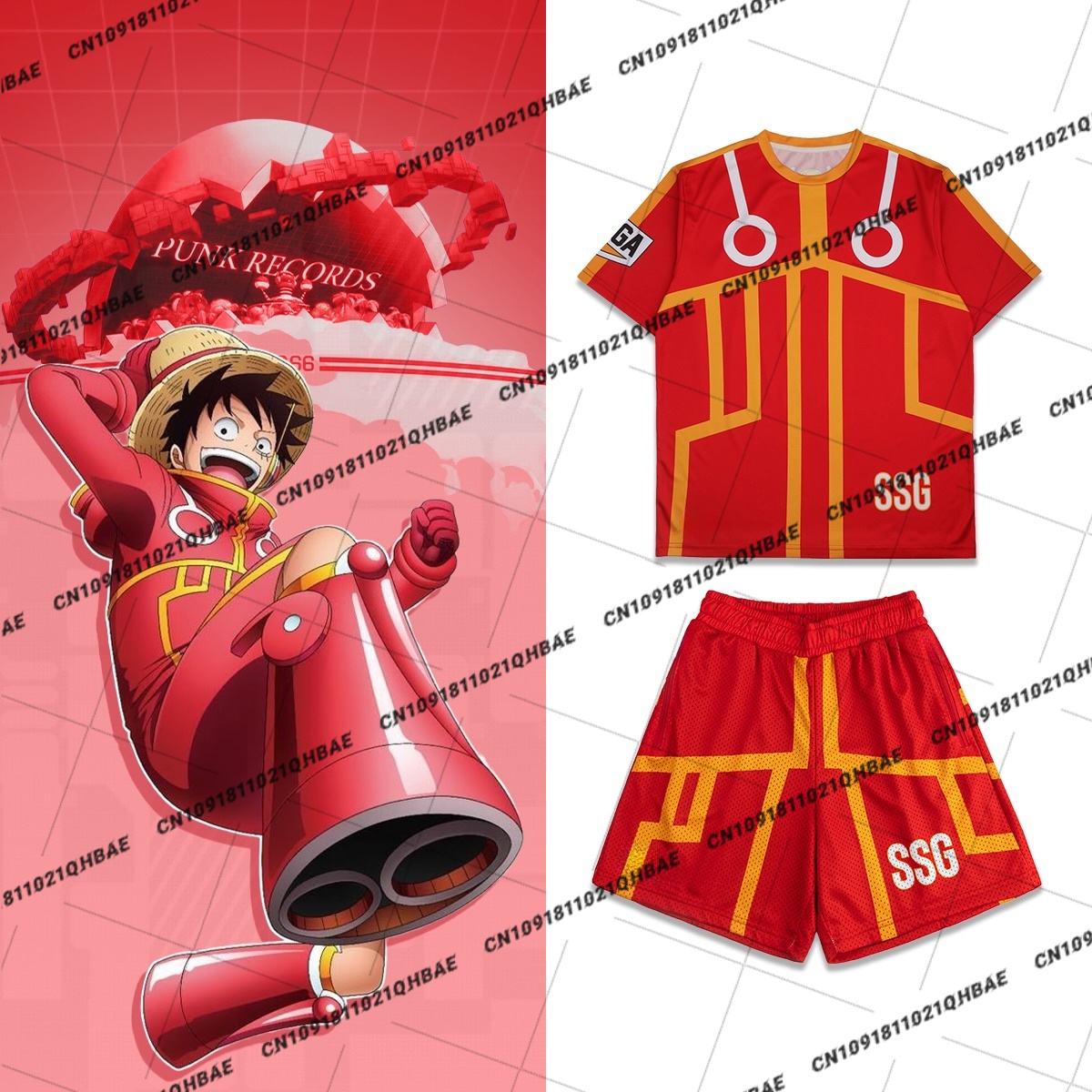 Anime Cosplay And Costumes - Nuevo Conjunto de Camiseta y Pantalones