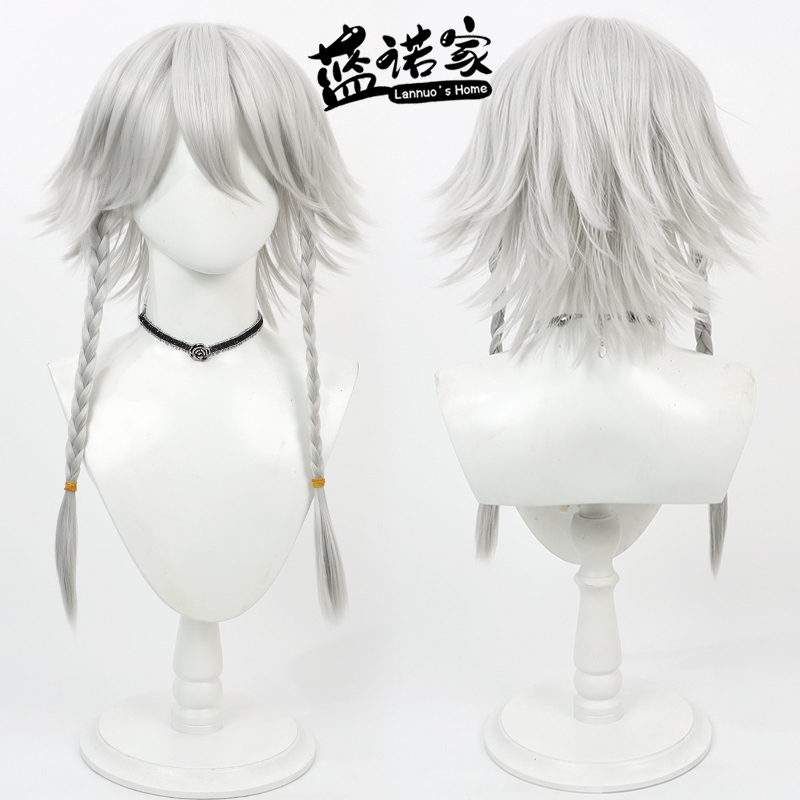 Cosplay Anime White Hair - Pelucas de pelo sintético Sakuya Izayoi,
