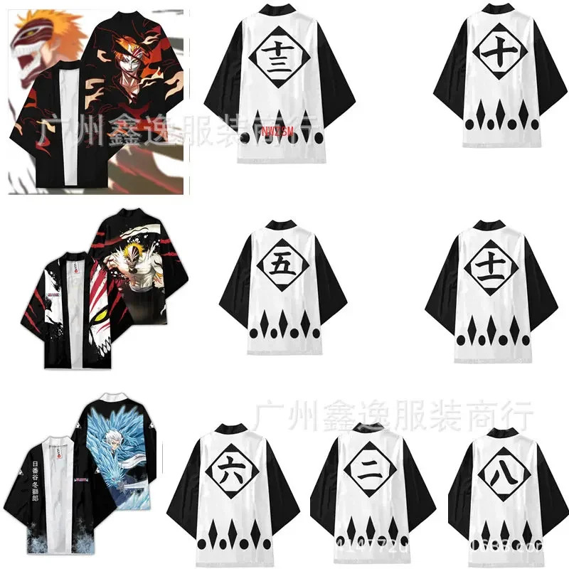 Bleach Captain Coat - Anime Bleach Gotei 13 División capitán