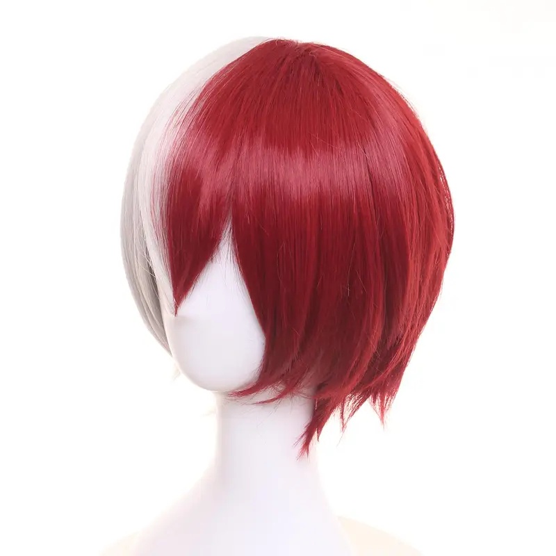 Cosplay Anime White Hair - Le Cool Men Anime Todoroki Shoto