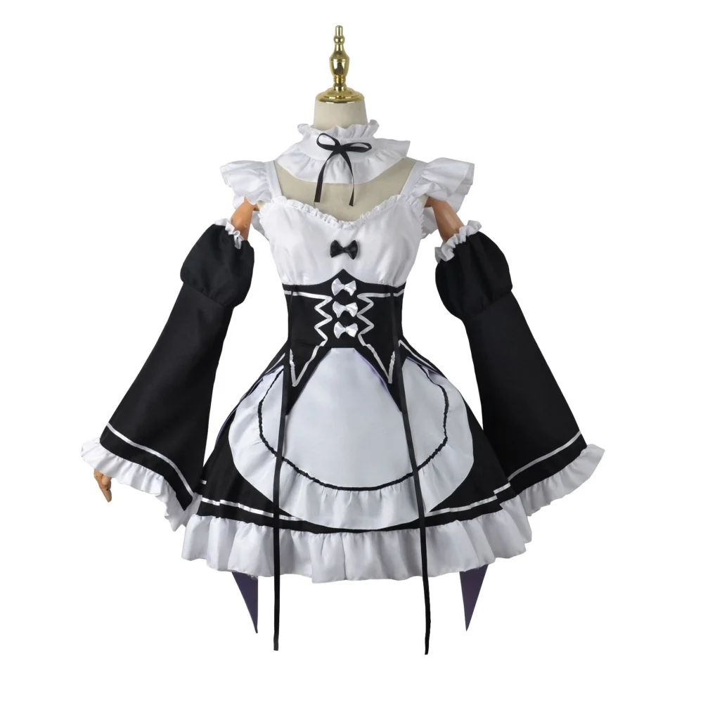 Anime Cosplay Live - Disfraz de Anime Ram Rem Maid