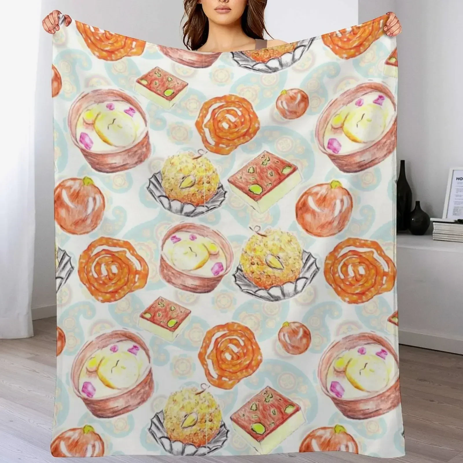 Manta con diseño de dulces ind - Anime Cosplay India reseña y precio