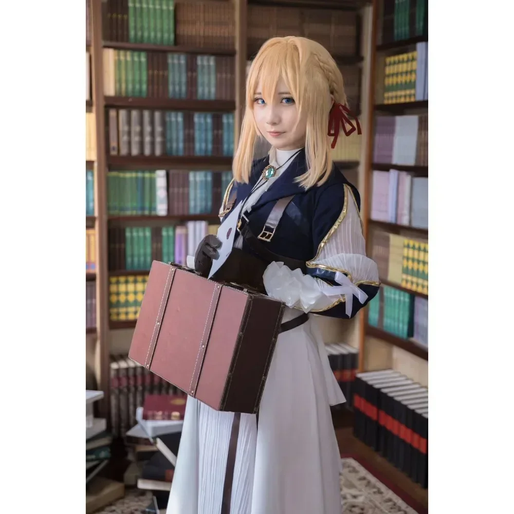 Disfraz de Cosplay de Violet E - Violet Evergarden Dress reseña y precio
