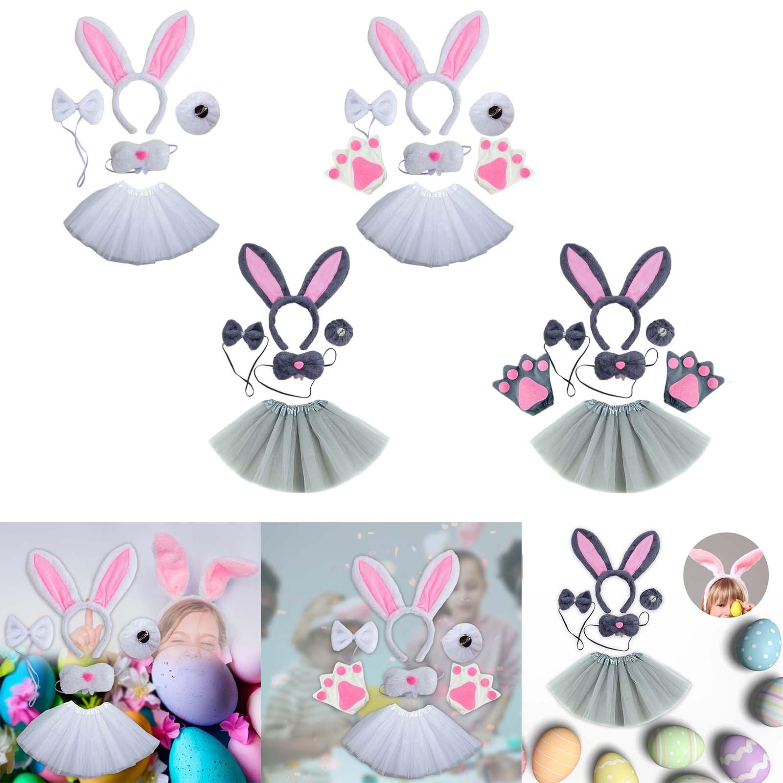 Conjunto de disfraz de conejit - Anime Cosplay Girl Photo reseña y precio