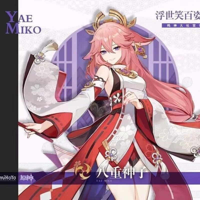 Genshin Impact Yae Miko Cospla - Anime Cosplay Kostüm reseña y precio