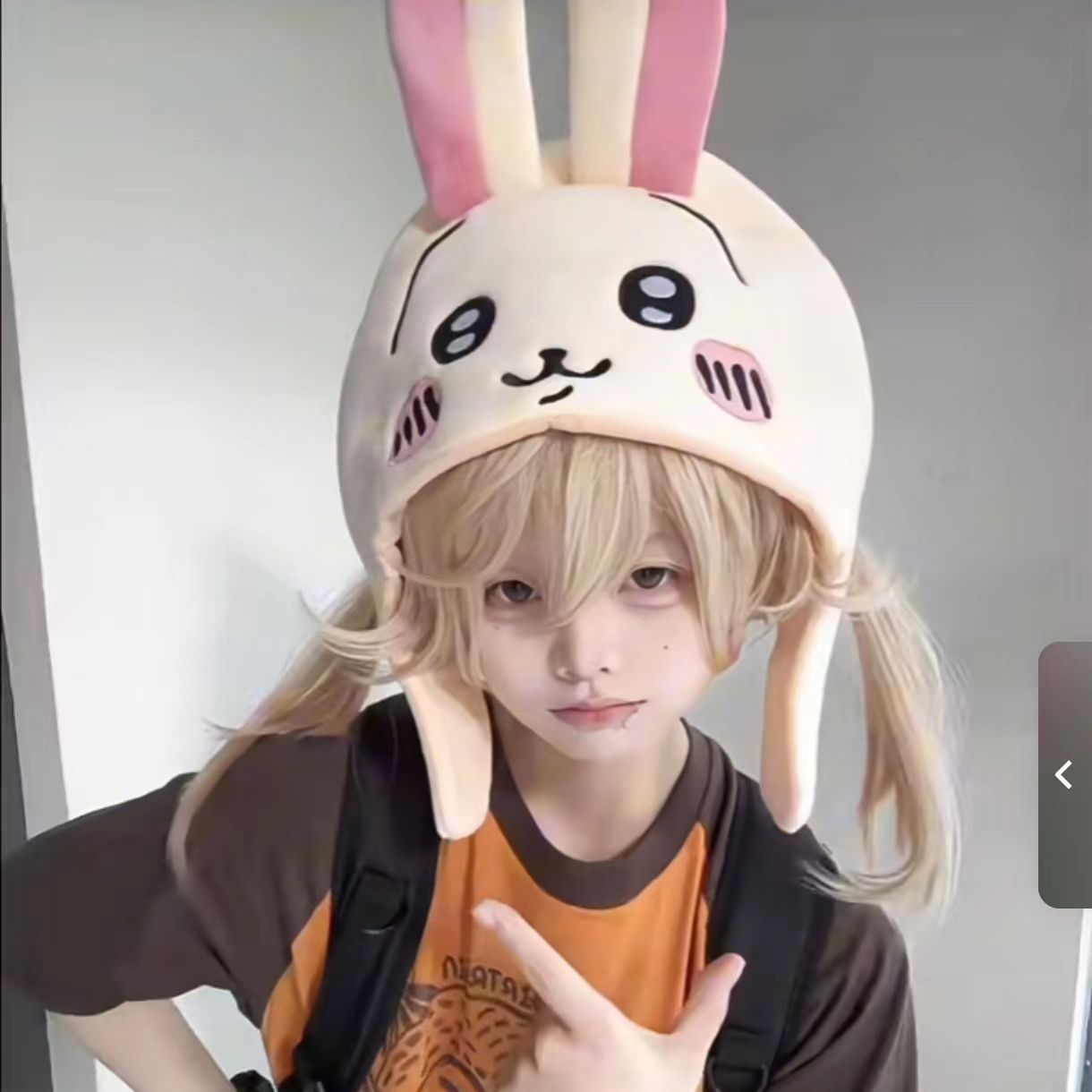 Chiikawa Hachiware Usagi sombr - Anime Cosplay Girl Photo reseña y precio