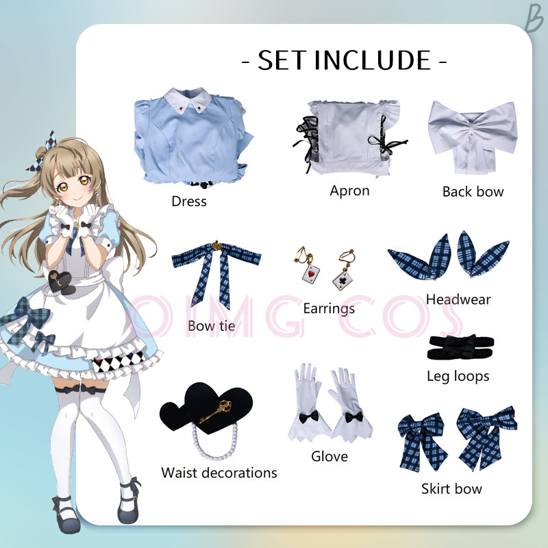 Disfraz de Cosplay de Minami K - Anime Cosplay Live reseña y precio