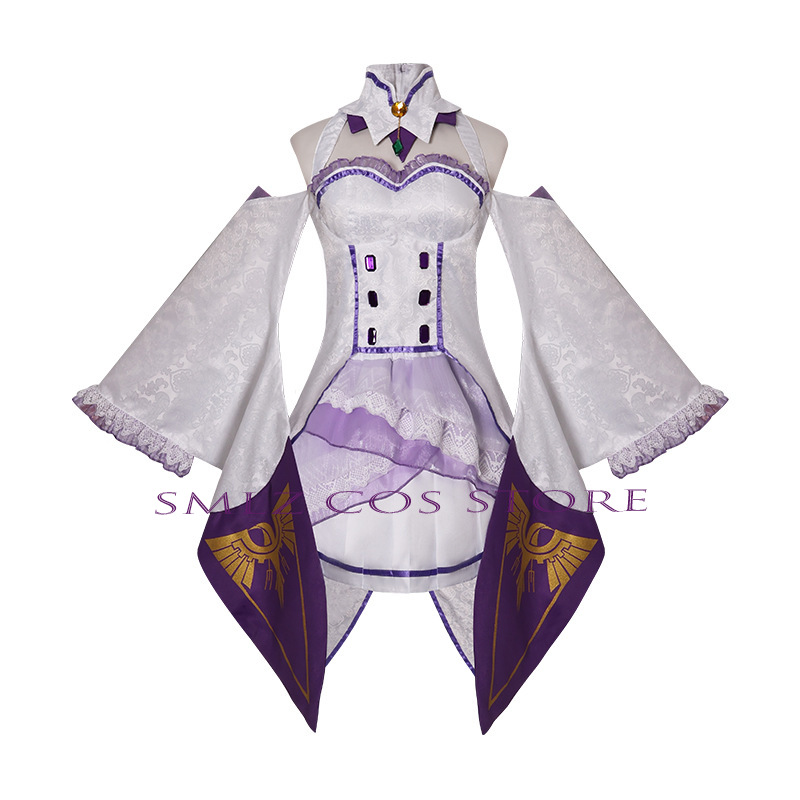 Disfraz de Emilia Cosplay Anim - Anime Cosplay Clothes reseña y precio