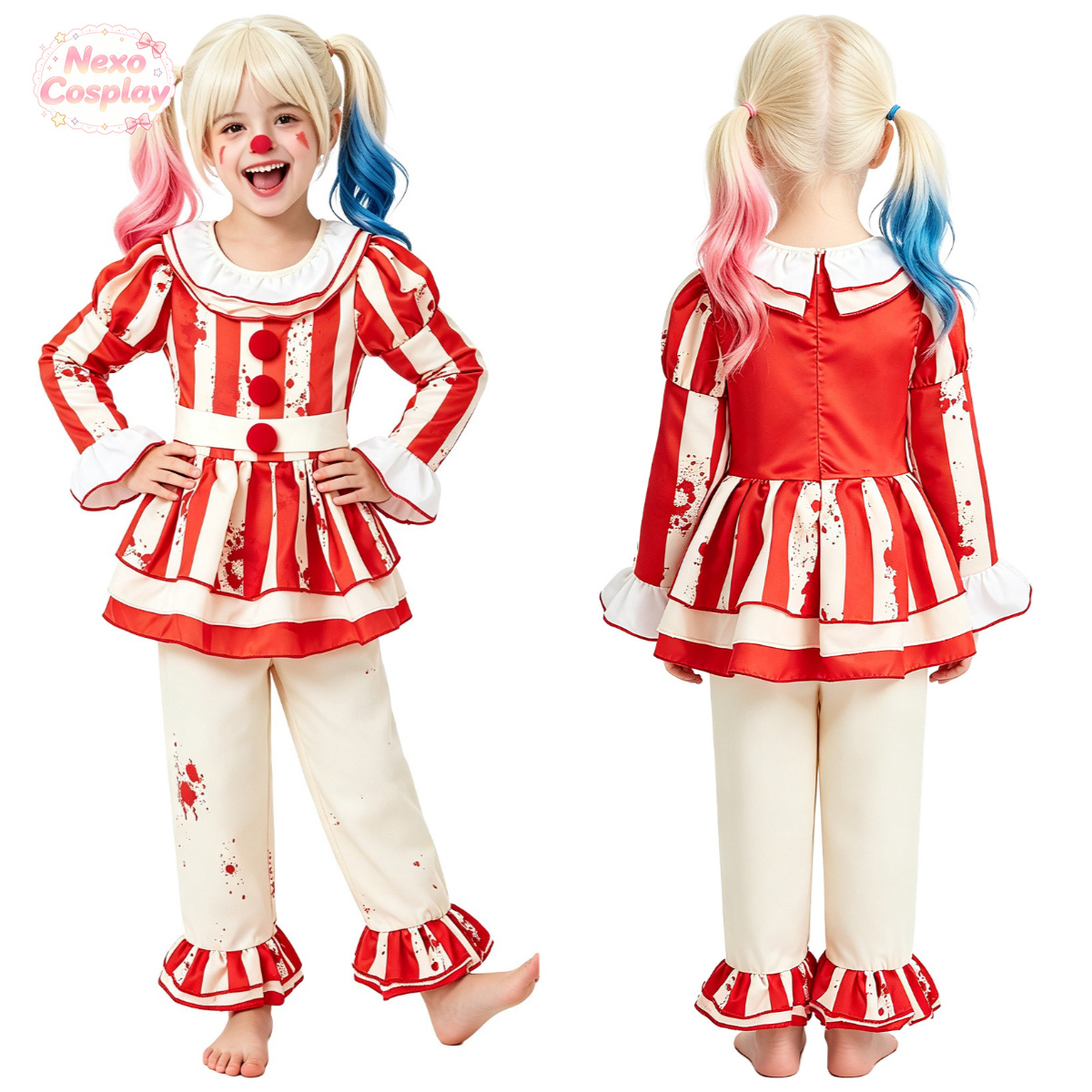 Disfraz de Payaso de Terror a  - Anime Cosplay Kid reseña y precio