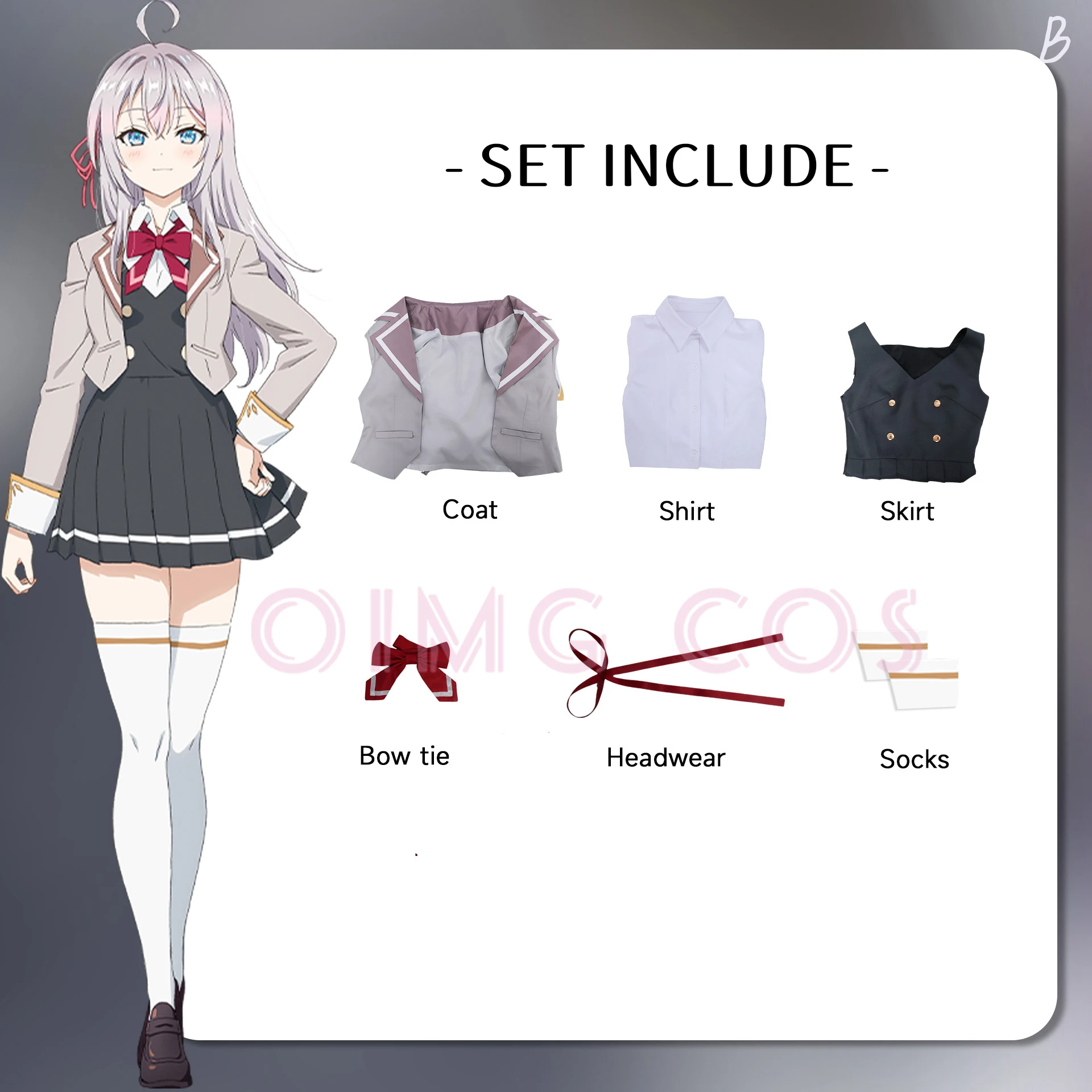 Disfraz de Cosplay de Alya, Al - Anime Cosplay Alya reseña y precio
