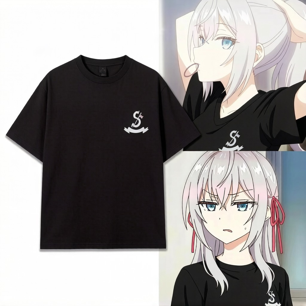 Camiseta de anime ruso con est - Anime Cosplay Alya reseña y precio
