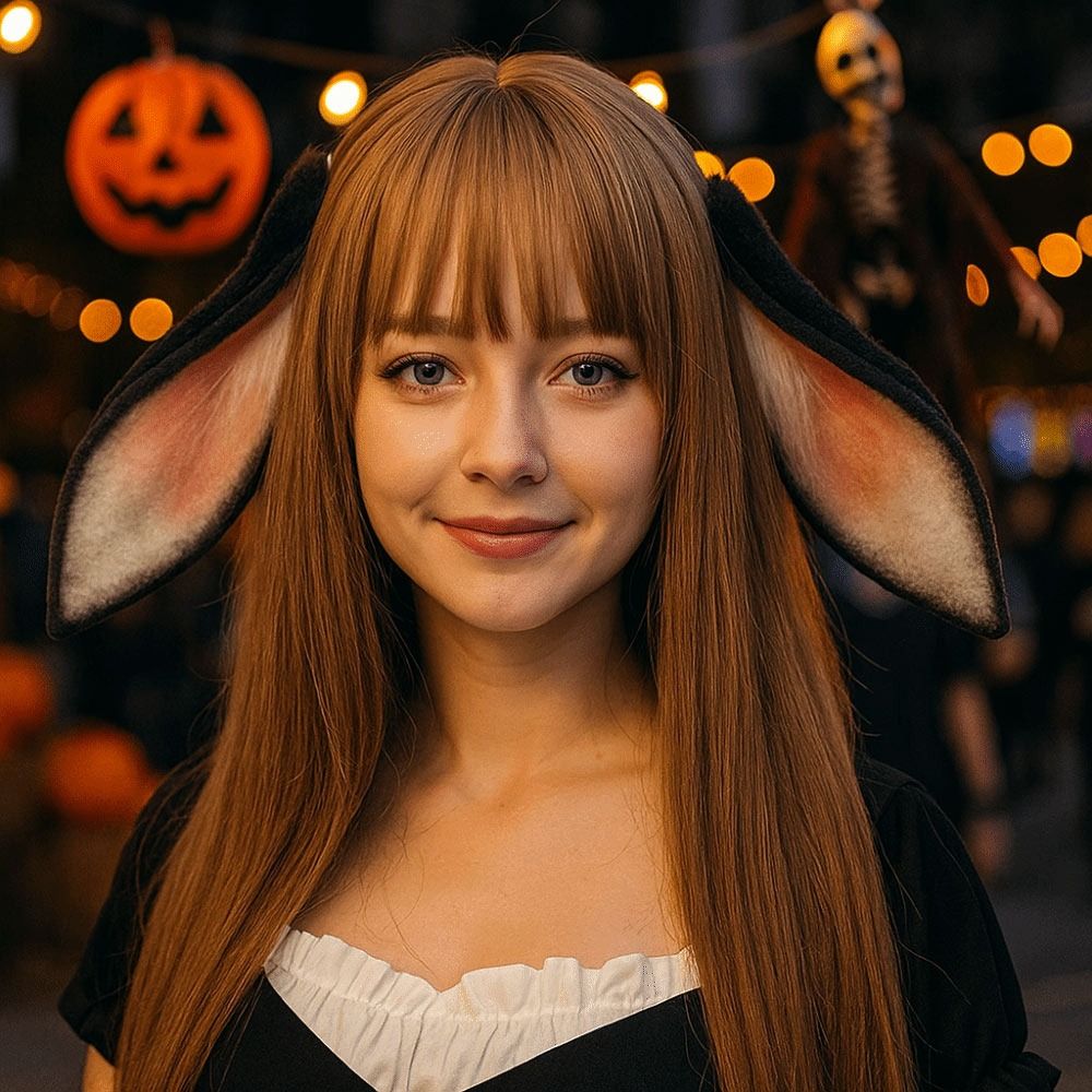 Diadema de Orejas de Conejo de - Anime Cosplay Girl Photo reseña y precio