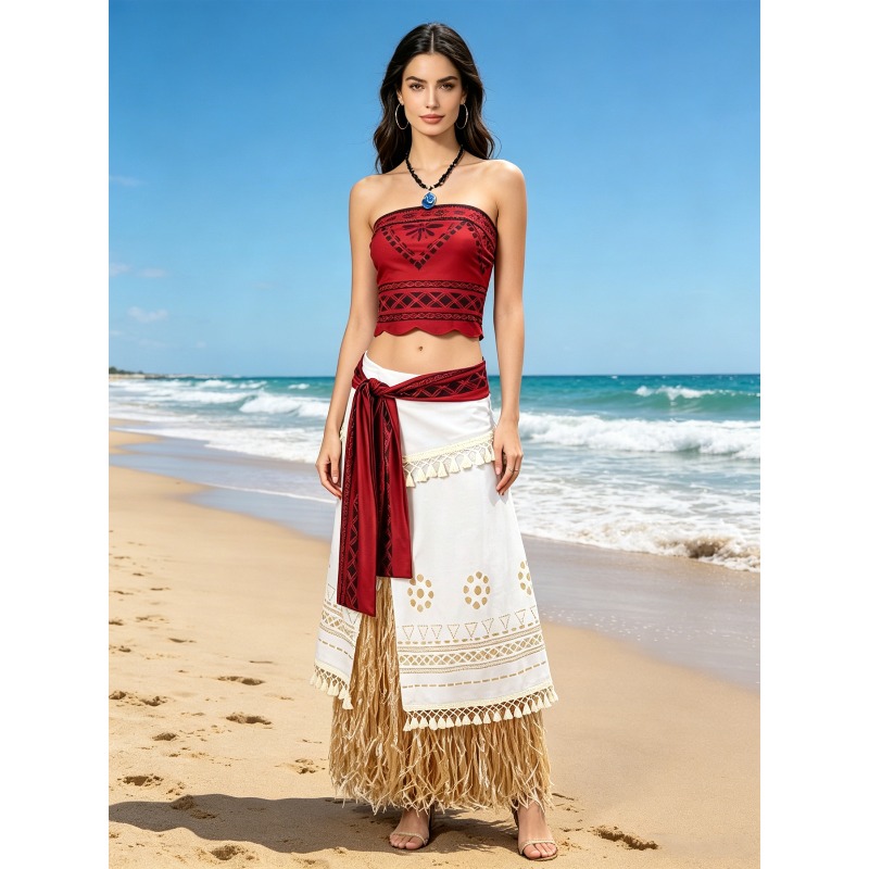 Conjunto de Cosplay de Moana,  - Anime Cosplay Romance reseña y precio
