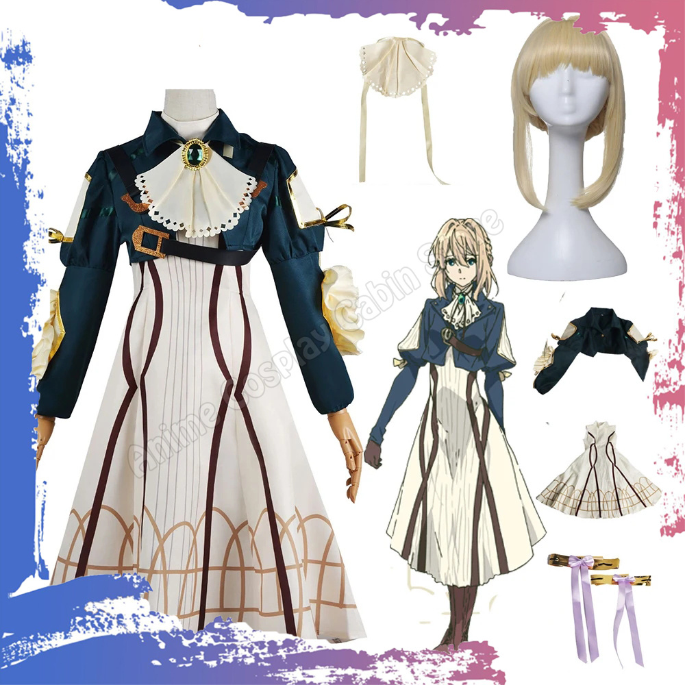 Disfraz de Anime Violet Everga - Violet Evergarden Dress reseña y precio