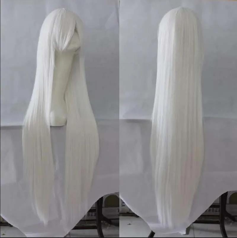 Pelucas de cosplay largas de 1 - Cosplay Anime White Hair reseña y precio