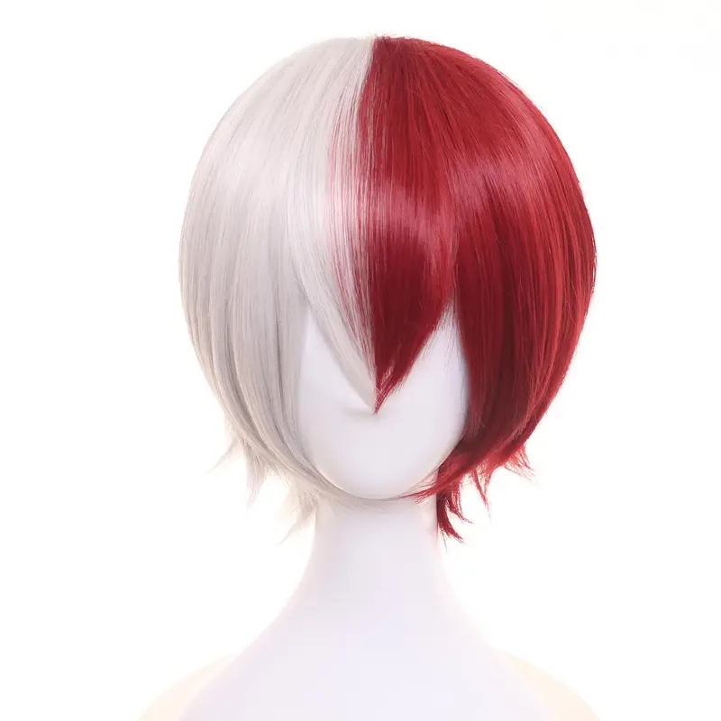 Le Cool Men Anime Todoroki Sho - Cosplay Anime White Hair reseña y precio