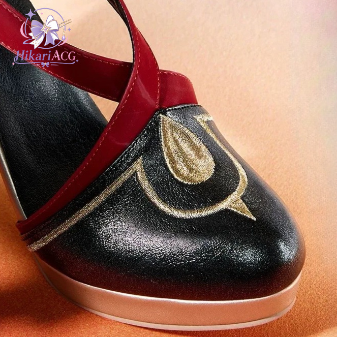 Zapatos de Tacón Alto Sandrone - Cosplay Anime Shoes reseña y precio