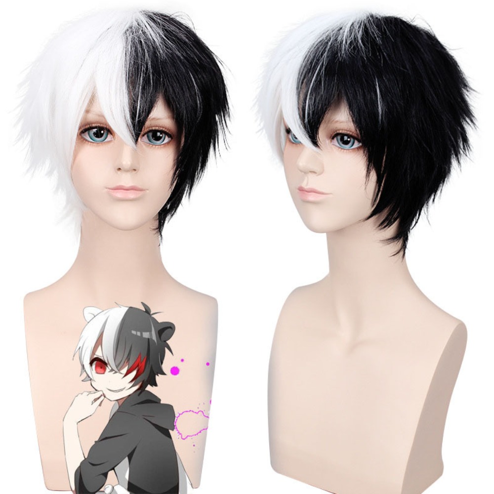 Danganronpa V3 conjunto de pel - Cosplay Anime White Hair reseña y precio