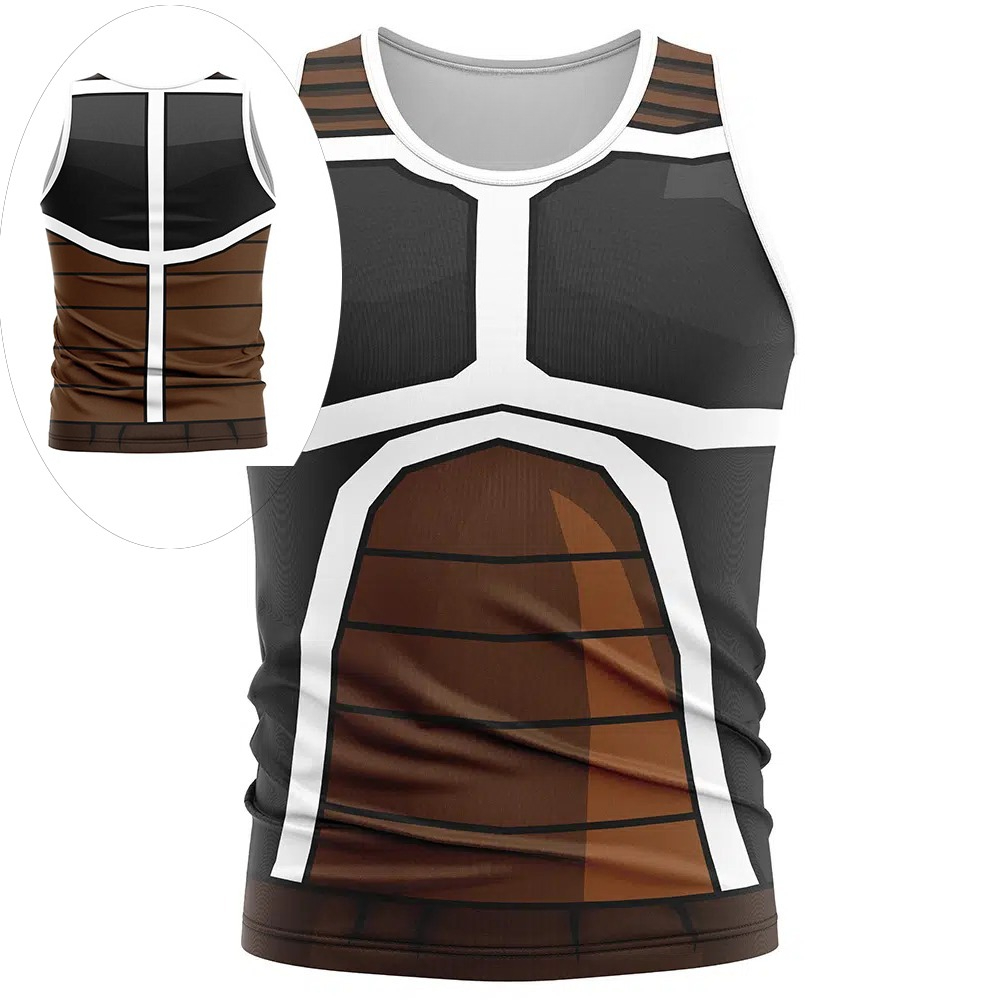 Camiseta sin mangas de cosplay - Dragon Ball Saiyan Armor reseña y precio