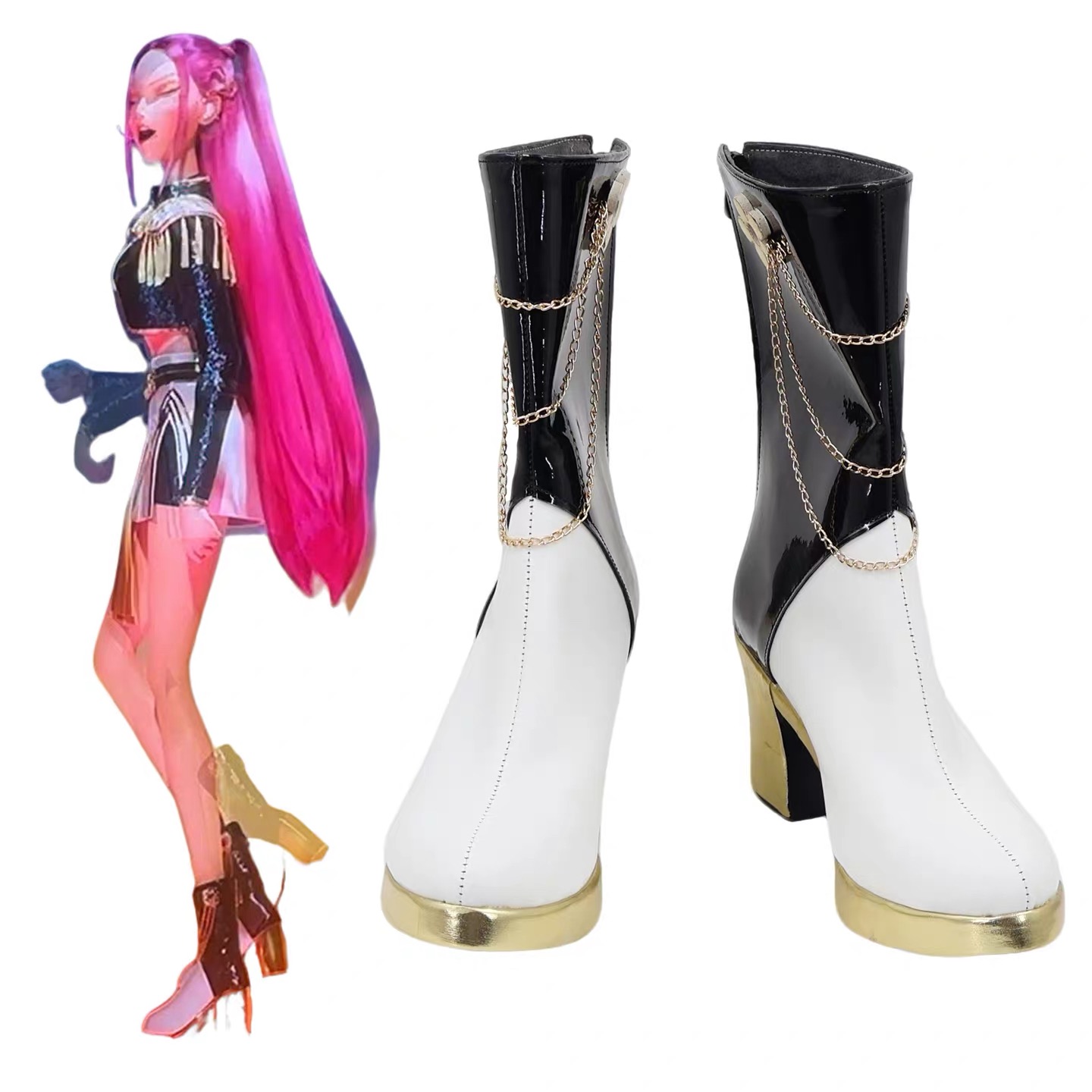 Botas Zoey Mira Rumi, color ne - Anime Zoey Cosplay reseña y precio